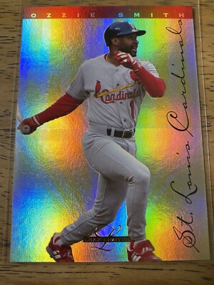 1995 Leaf Limited #62 OZZIE SMITH St. Louis Cardinals Prism Foil Baseball Card