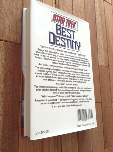 STAR TREK - BEST DESTINY - Diane Carey ( Pocket Books, 1992) - Foto 2 di 3