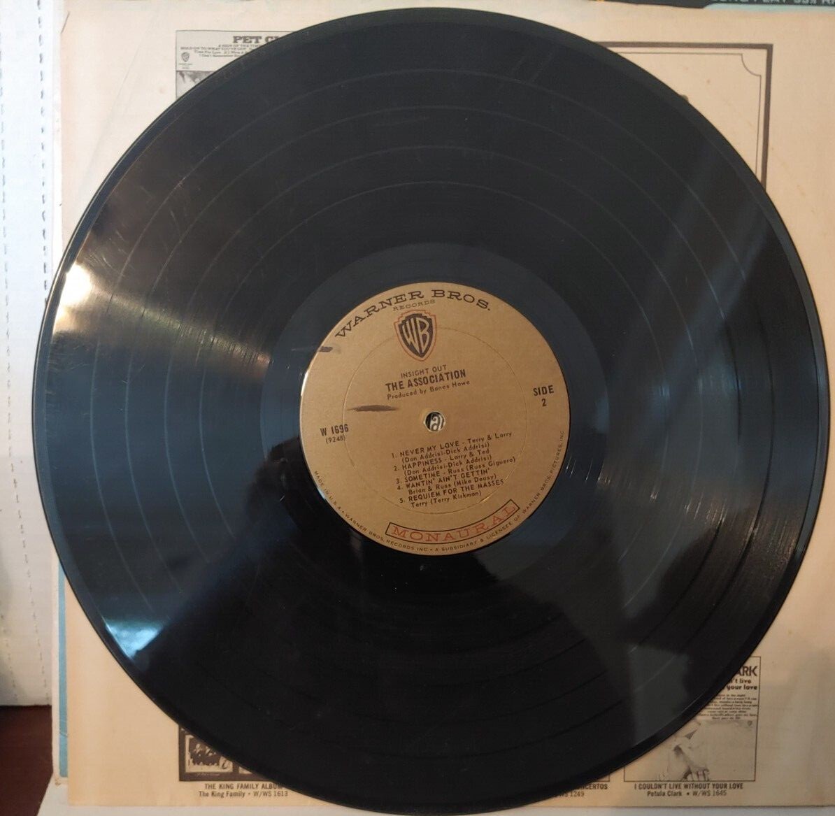 The Association – Insight Out Vinyl, LP 1967 Warner Bros. Records – W 1696 | eBay