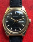 Men's Vintage Soviet Watch Raketa "rolex" CCCP Gold Plated Wristwatch USSR 80s