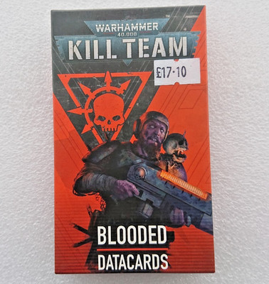 Games Workshop 103-63 Warhammer 40k Kill Team ''BLOODED'' Data Cards NEW