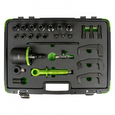 Coffret d’outils d’extraction d’injecteurs pneumatiques 27 pièces 5-8 bar pour atelier