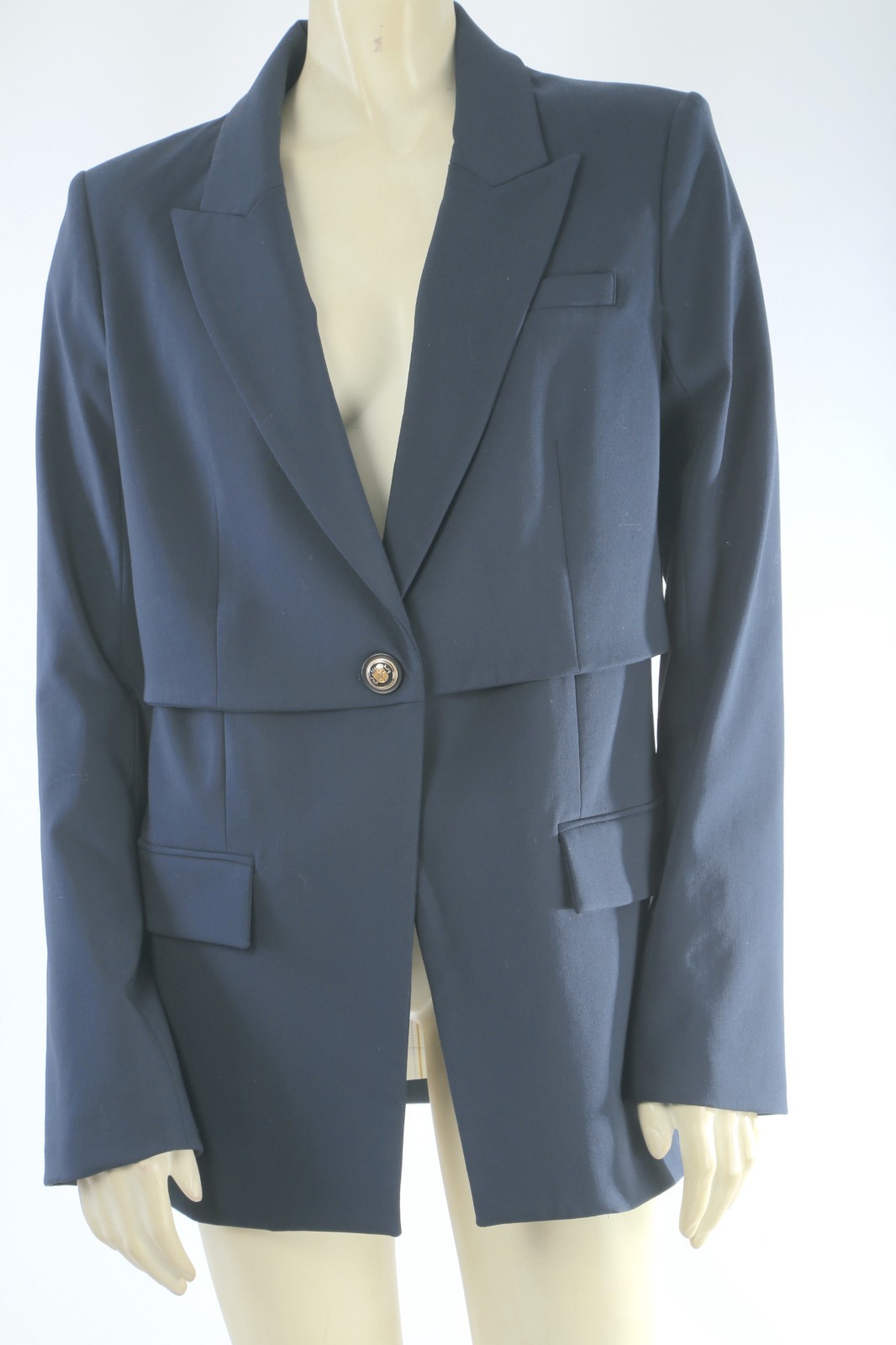 Veronica Beard Navy Dickey Single Button Blazer J… - image 2
