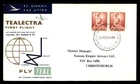Mayfairstamps Australia Flight 1960 Sydney to Christchurch Teal Cover aax_80111