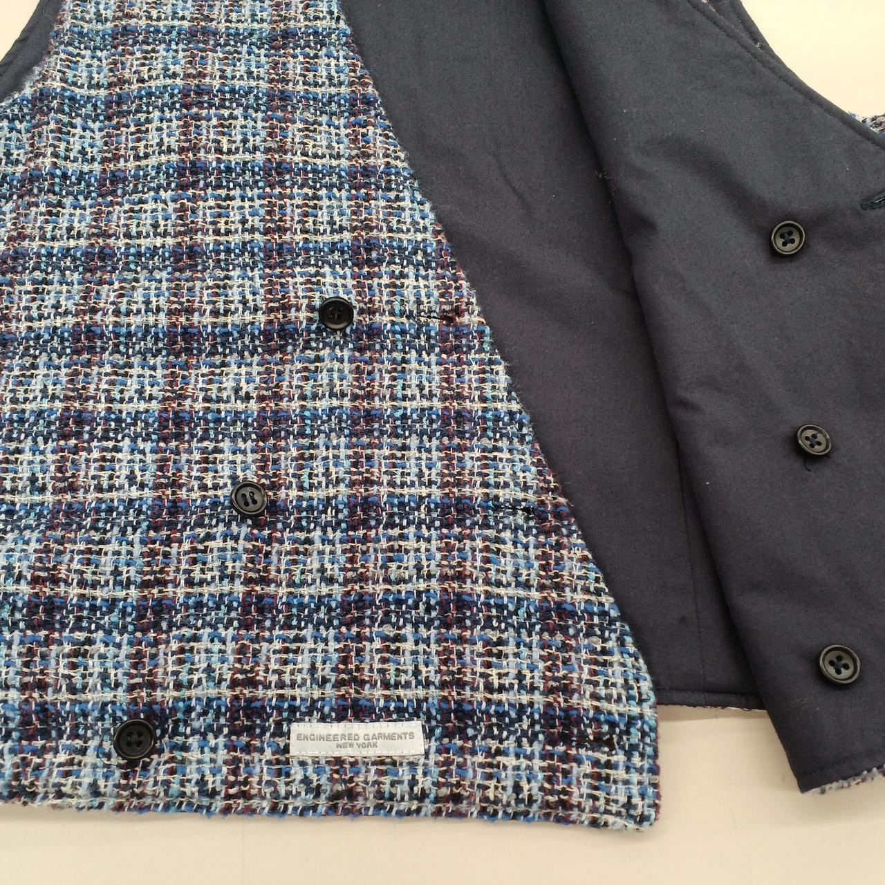 Engineered Garments Blue Condition B Reversible V… - image 5