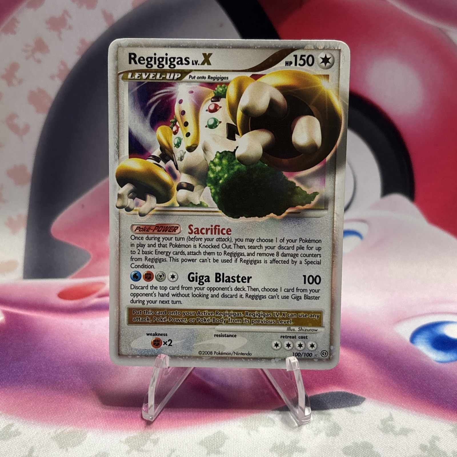 Regigigas Lv X - 100/100 - Pokemon Stormfront Diamond & Pearl, LP