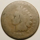 1864L Indian Head Cent Penny Pointed Bust  "Actual Coin Pictured"