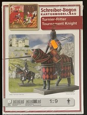 Modellbaubogen - Turnierritter - Schreiber Bogen - originalverpackt