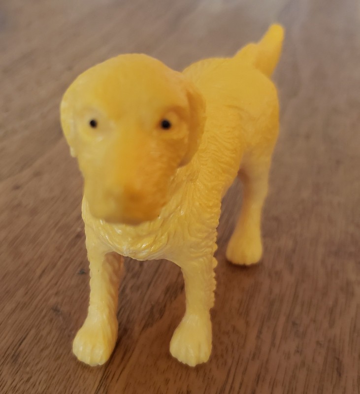 Yellow  Dog 4 Inches  Long 