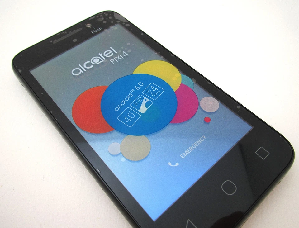 Alcatel Pixi 4 4034X Volcano Black Smart Phone Android Compact Brand New In Box - Image 2 of 4