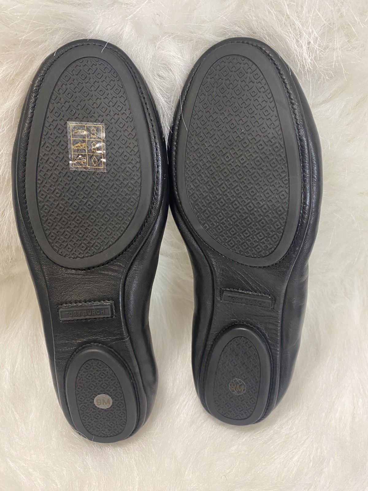 New! Womens Tory Burch Reva Travel Perfect Black / Black Ballet Flats. Size 9M thumbnail 11