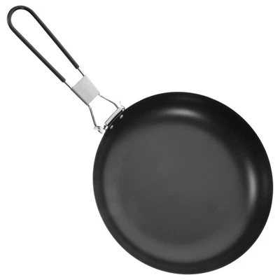 Antihaft-Bratpfanne, Outdoor-Camping-Töpfe, Eisentopf, praktische Klapppfanne - Bild 1 von 4