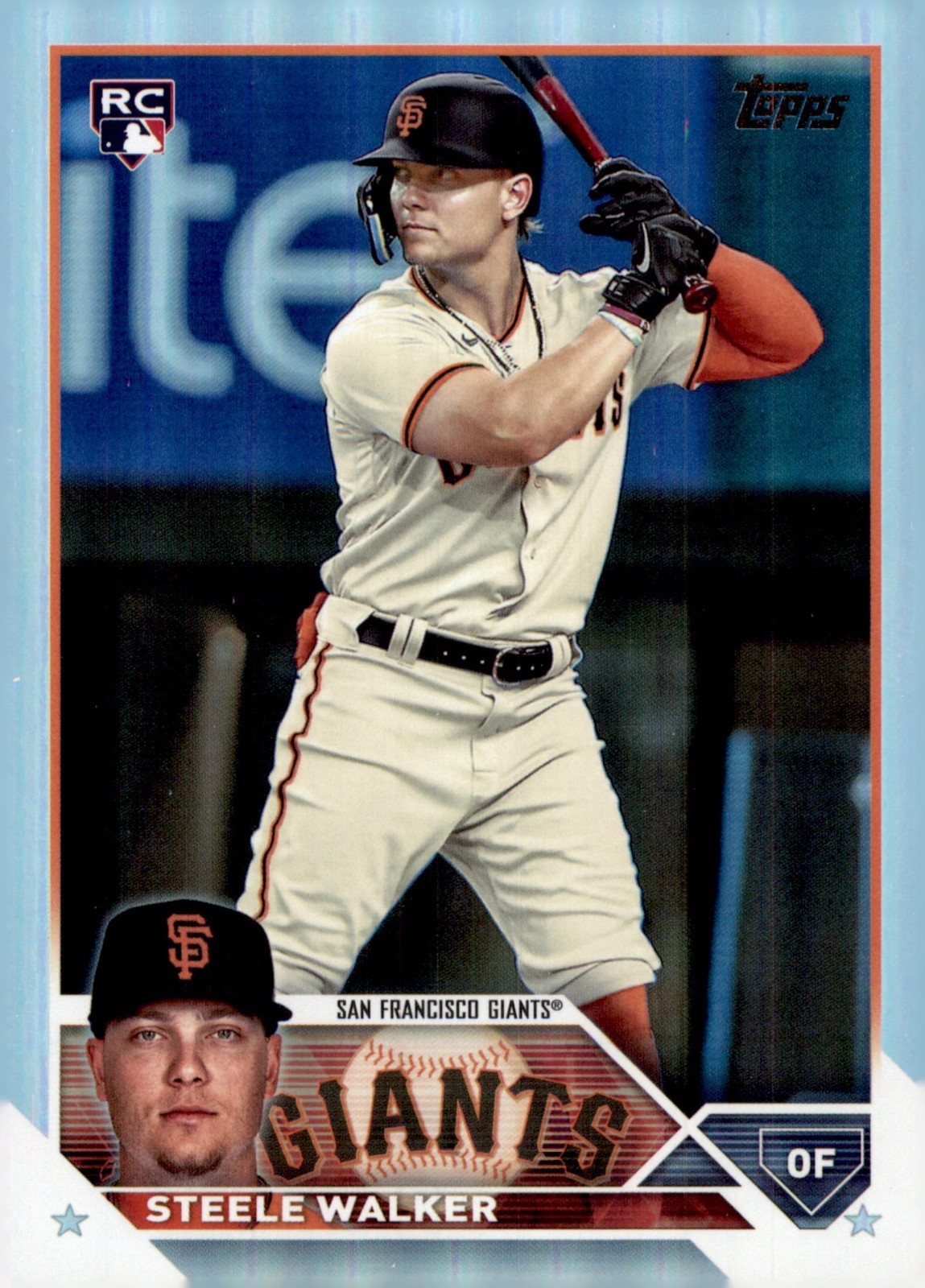 2023 Topps Series 1 - Steele Walker #264 Rainbow Foil (RC)