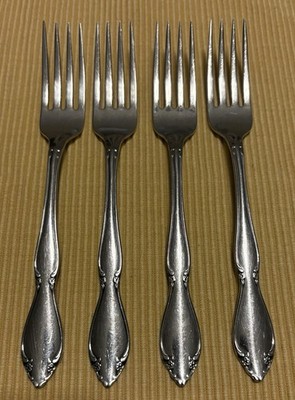 Oneida Ltd BERKELEY SQUARE Stainless 7 1/4'' Dinner Forks Set of 4