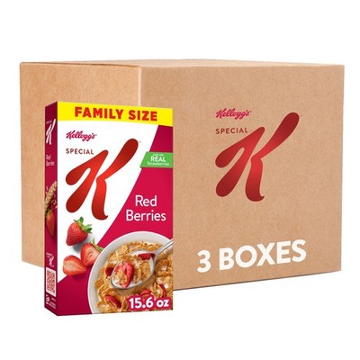 Kellogg's Special K Breakfast Cereal, Family 15.6 Ounce (Pack of 3) 