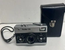 Vintage Rollei 35 35mm Camera 3048538 Made in Germany W/ Case
