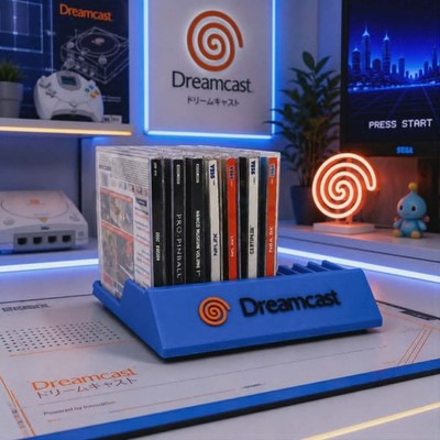 Dreamcast Game Holder | 12 Disc Capacity | Sega Dreamcast Game Organizer