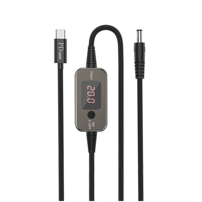 Typ C auf DC  Boost-Kabel USB C auf DC Adapterkabel 5V/9V/12V/15V/20V Einst3039