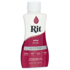 3 Pack Rit All-Purpose Liquid Dye, Wine, 8 fl oz