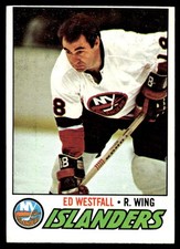 1977-78 Topps Hockey Card Ed Westfall New York Islanders #153 EX+