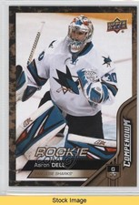 2016-17 Upper Deck Compendium Rookies Gold Aaron Dell #595 READ 0cr