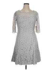 NWT Eliza J Women Gray Cocktail Dress 14