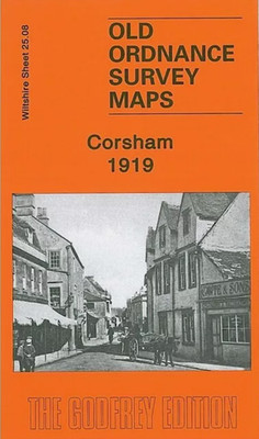 MAP OF Corsham 1919 Wiltshire Sheet 25.08 by Tony Painter NEW