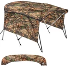 Universal 3-Bow Bimini Tops for Boats Cover Side Walls, 67-72"W (Camouflage)