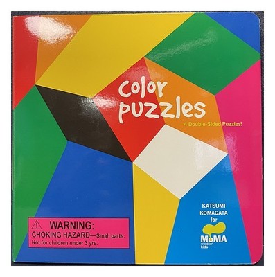 MoMA Color Puzzles: 4 doppelseitige Puzzles Hardcover (Chronicle Books)