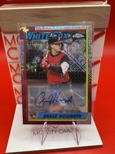 2025 Topps Update Chase Meidroth Silver Pack Auto #/299 Rookie White Sox RC