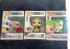 One Piece Funko Pop Lot Of 3, Law 1016, Usopp 401, Zoro 1775