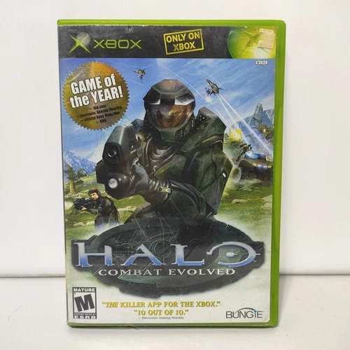 Halo: Combat Evolved (Microsoft Xbox, 2001) Complete Game of The Year