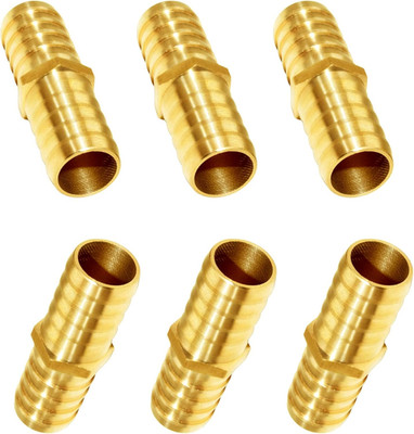 Brass Hose Barb Fitting Metals Splicer Mender, 5/8'' Barb Hose Union F...