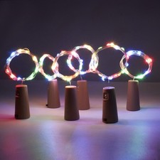 Battery LED String Rice Lights Copper Wire Remote Control Timer Indoor&Outdoor A