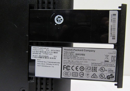 HP t520 Flexible Thin Client AMD GX-212JC SOC Radeon R2E 8GB SSD 4GB RAM G9F04AT - Picture 5 of 6