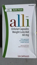 2 Pack of alli Orlistat 60mg Weight Loss Supplement Pills 240 Count Exp2027 
