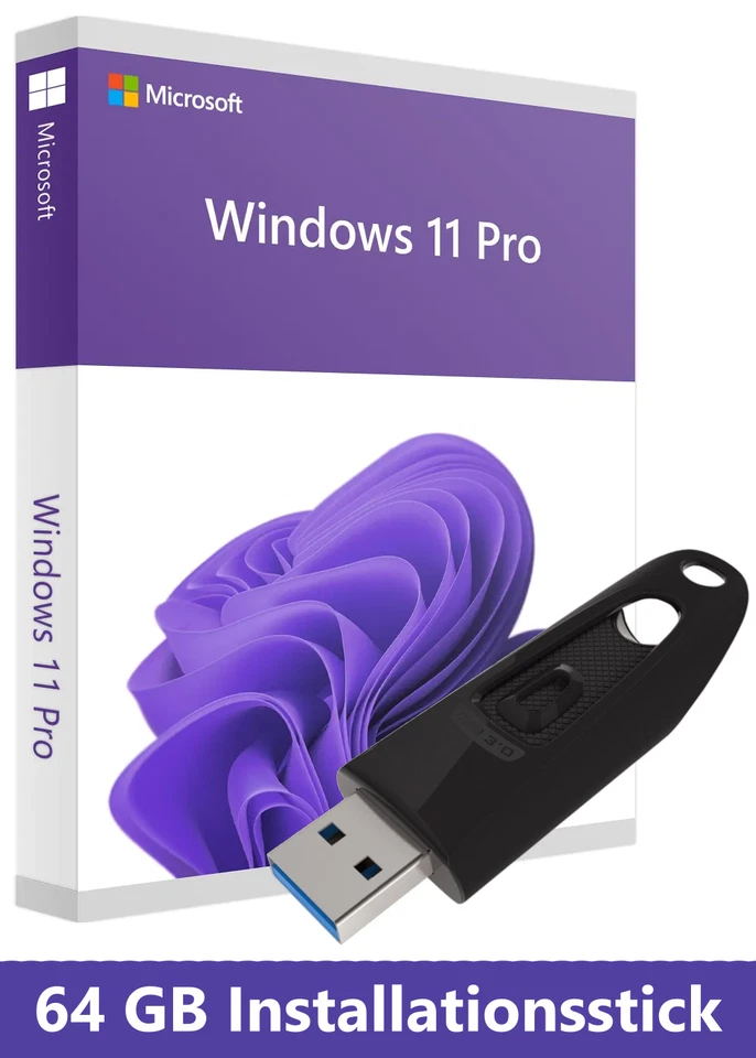 Windows 10/11 | Installations und Reparatur USB Stick | Betriebssystem nach Wahl