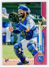 2020 Topps Update Series Baseball Nick Dini Mother's Day Hot Pink /50 RC #U-101