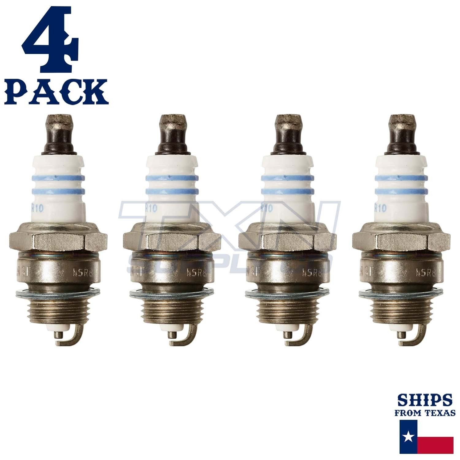 4 Pack Bosch 7547 WSR6F Copper with Nickel Spark Plugs