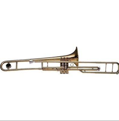 Stagg WS-TB285 Pro Series BB Tenor Valve Trombone Clear Lacquer with Case
