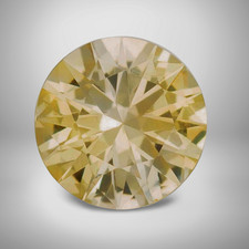 Yellow Sapphire Round Cut Gemstone 0.15 Cts - 3 mm Flawless Loose Gem 
