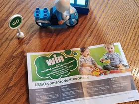 LEGO Duplo 10592 & 10900 Police Bike and Fire Engine w/instructions Retired