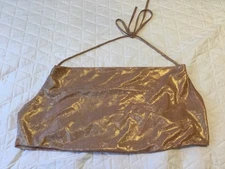 shein Curve Shiny Pink Halter Crop Top size 4XL