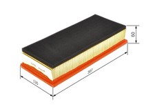 LUFTFILTER FÜR ALFA ROMEO 147 (937 ), ALFA ROMEO GT (937 ) - BOSCH 1 457 433 156