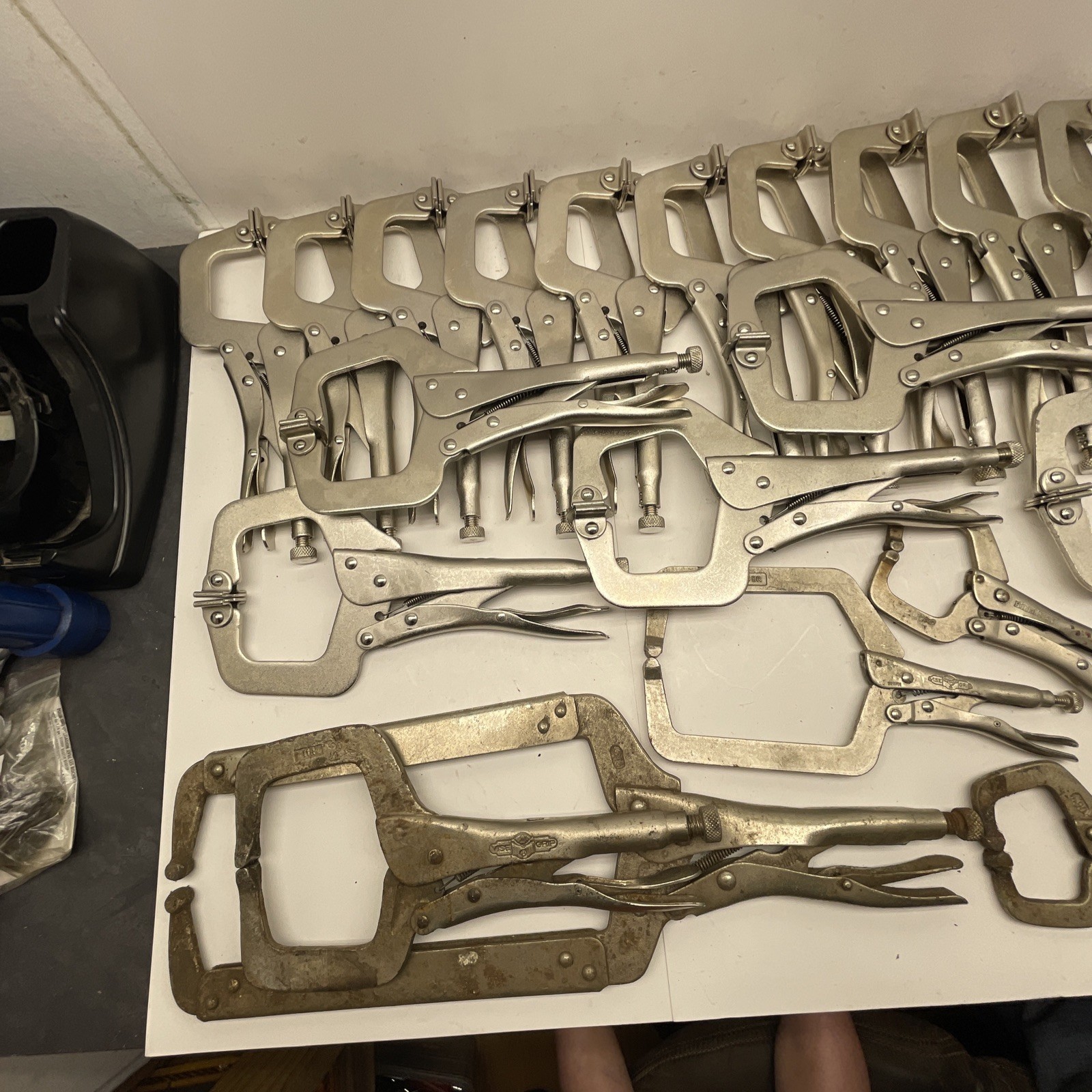 Massive Vise Grip Lot of 30 Assorted Vice Grip Locking Pliers Set