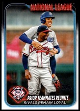 2024 Prior Teammates Reunite (Freeman/Albies) Topps Baseball Series Two #481 MLB
