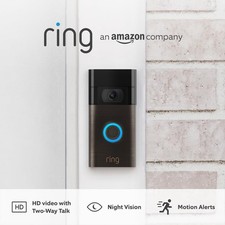 Ring Video Doorbell 2nd Generation – 1080p HD WiFi Smart Camera VENETIAN BRONZE