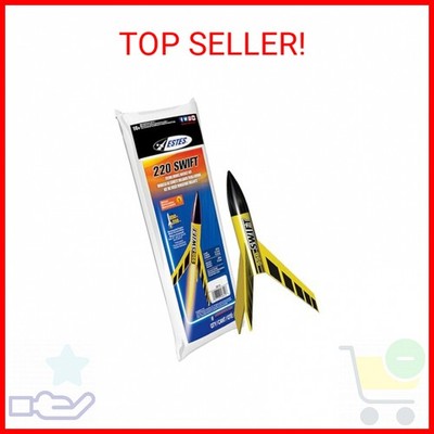 Estes 810 220 Swift Rocket-Building Kit, Intermediate Mini Flying-Rocket-Model K