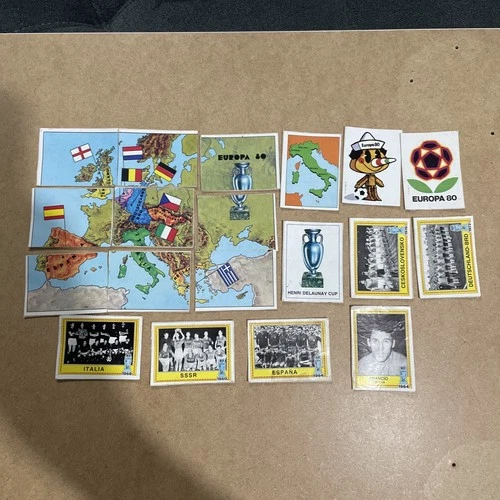 £2 each complete your album recovered Stickers Panini Europa 80 map mix & match
