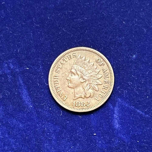 1882 Indian Head Cent Penny XF ZM